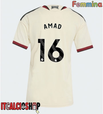 Manchester United Amad Diallo #16 Terza Maglia Femmina 2026-27 Manica Corta